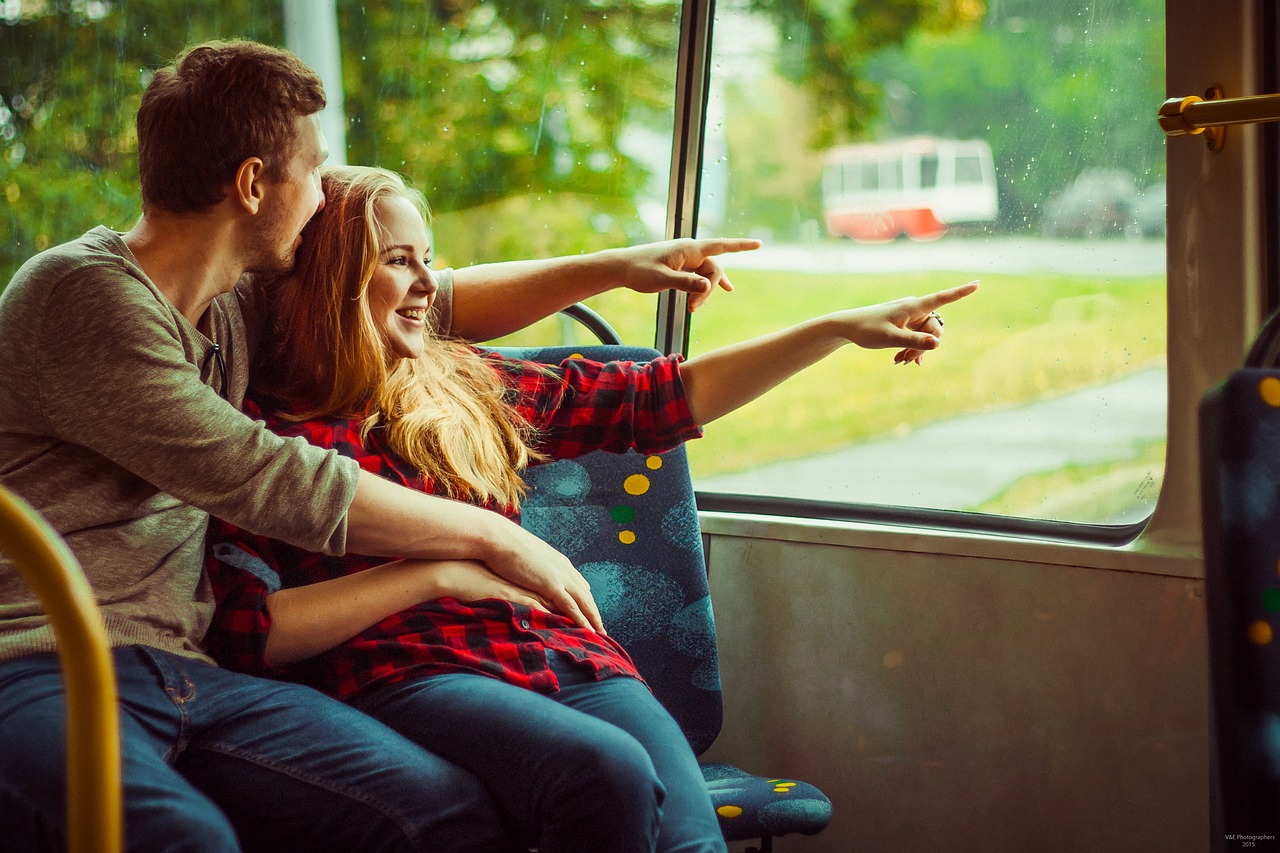 trolleybus, two, love