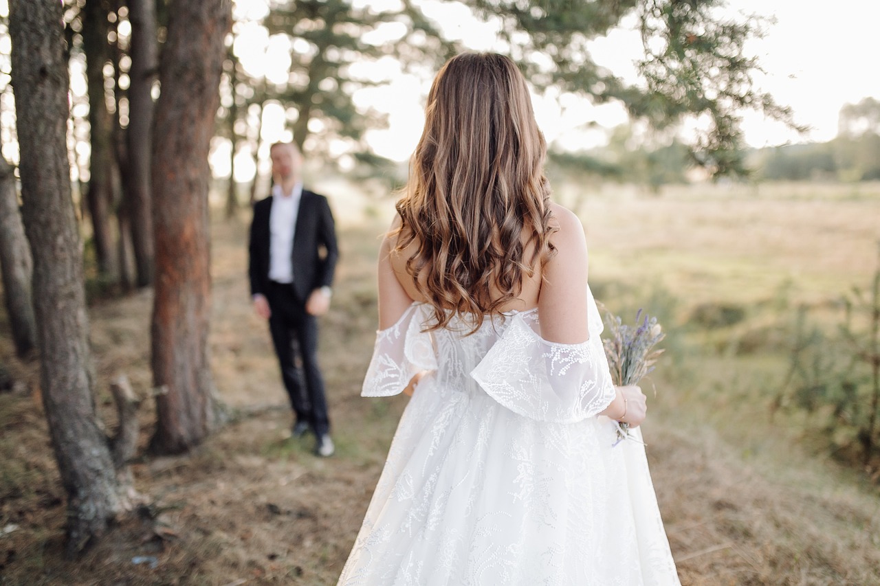 bride, groom, wedding