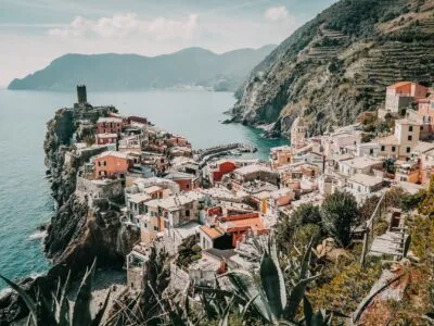 city, mountains, coast