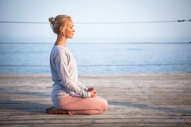 woman, relaxation, beach