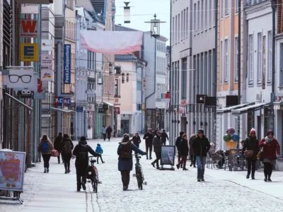 shopping street, pedestrian zone, downtown