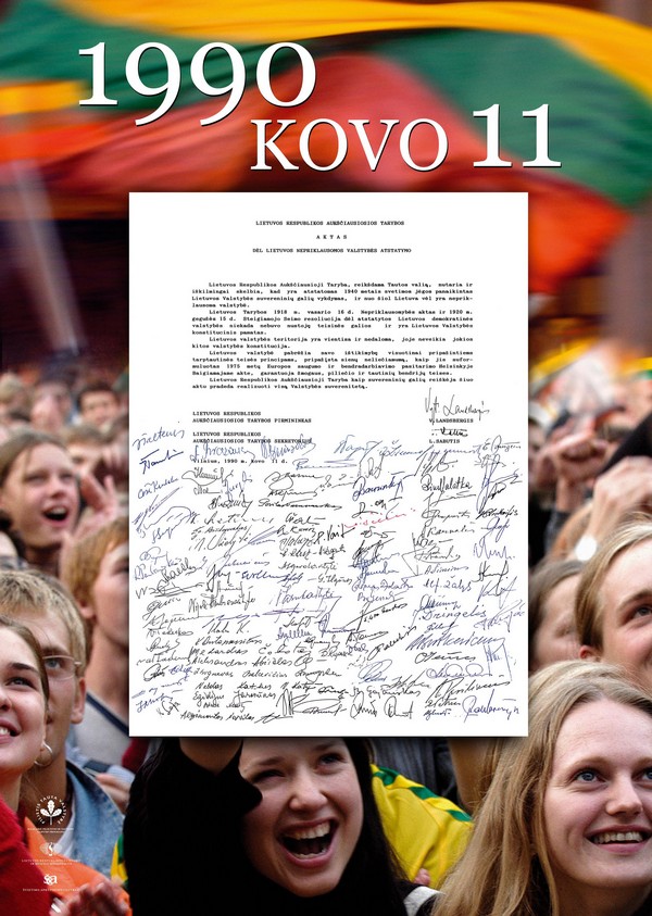 Sveikinimas Lietuvos Nepriklausomybės atkūrimo dienos proga