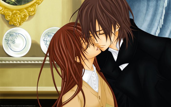 Animated fantasy couple kissing Straipsniai.lt