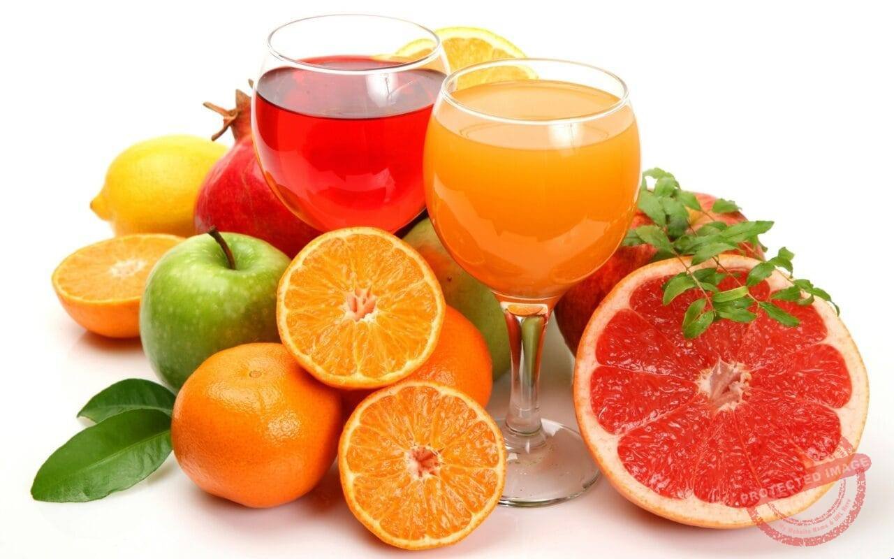 Fruits And Juices Background Photos