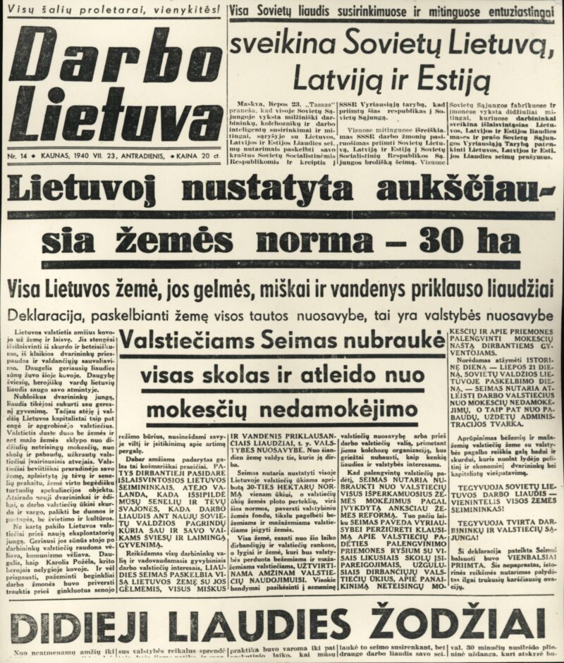 Kas yra kas posovietinėje Lietuvoje? (I dalis)