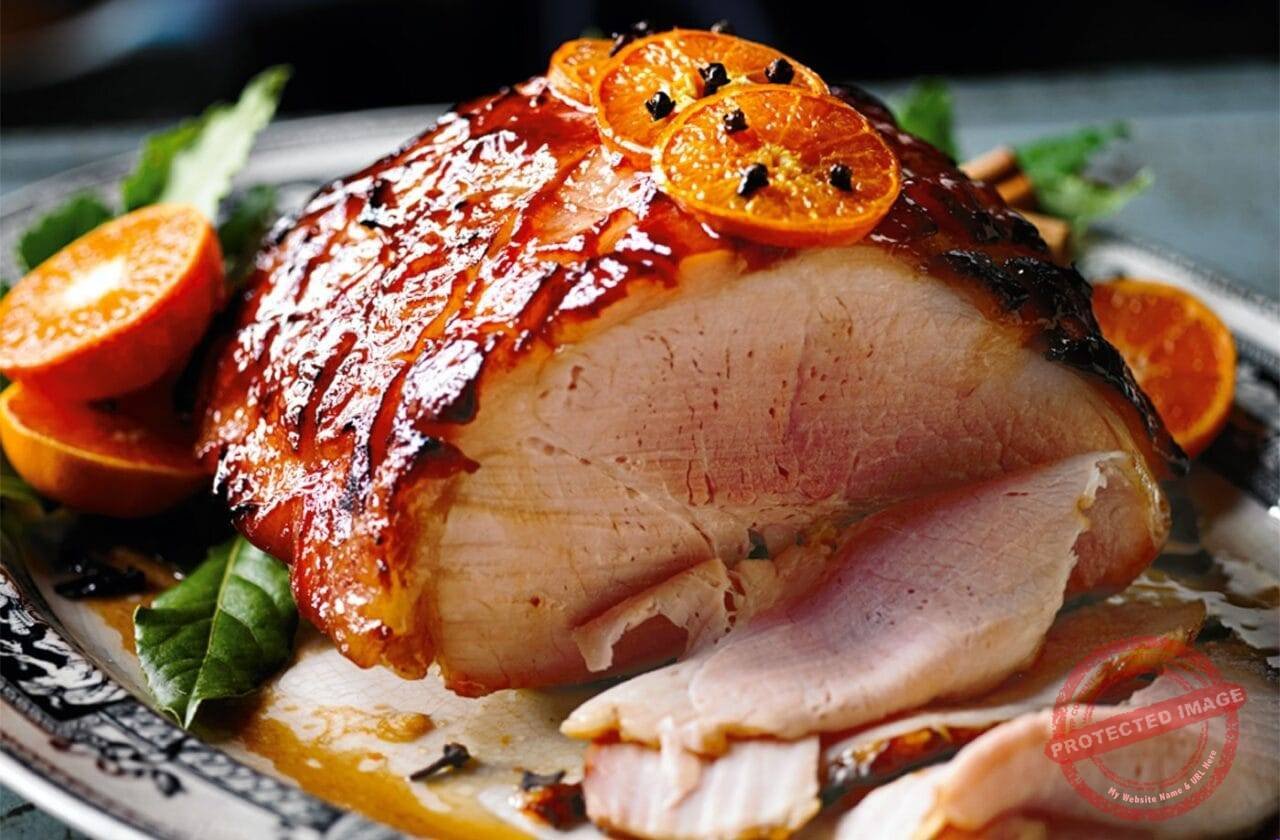 Tescos Baked Ham Port Clemantine