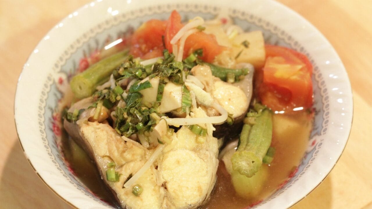 Vietnamese Sweet And Sour Fish Soup Canh Chua Ca