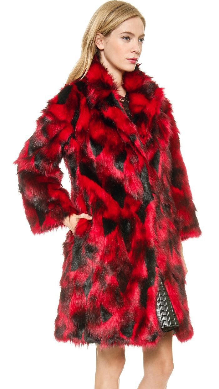 Womens Faux Fur Coat For Fall Winter 2014 2015 1 Straipsniai.lt