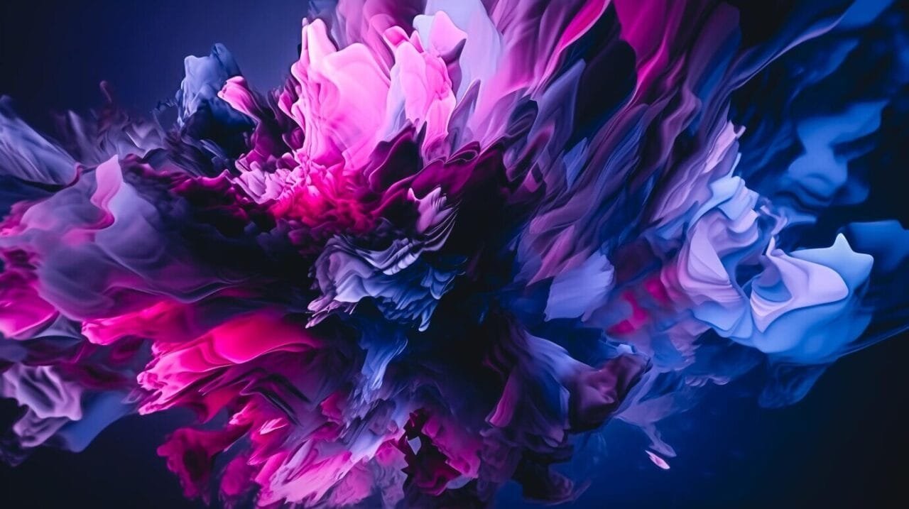 Abstract Purple Background Gradient Transition Generative Ai 169016