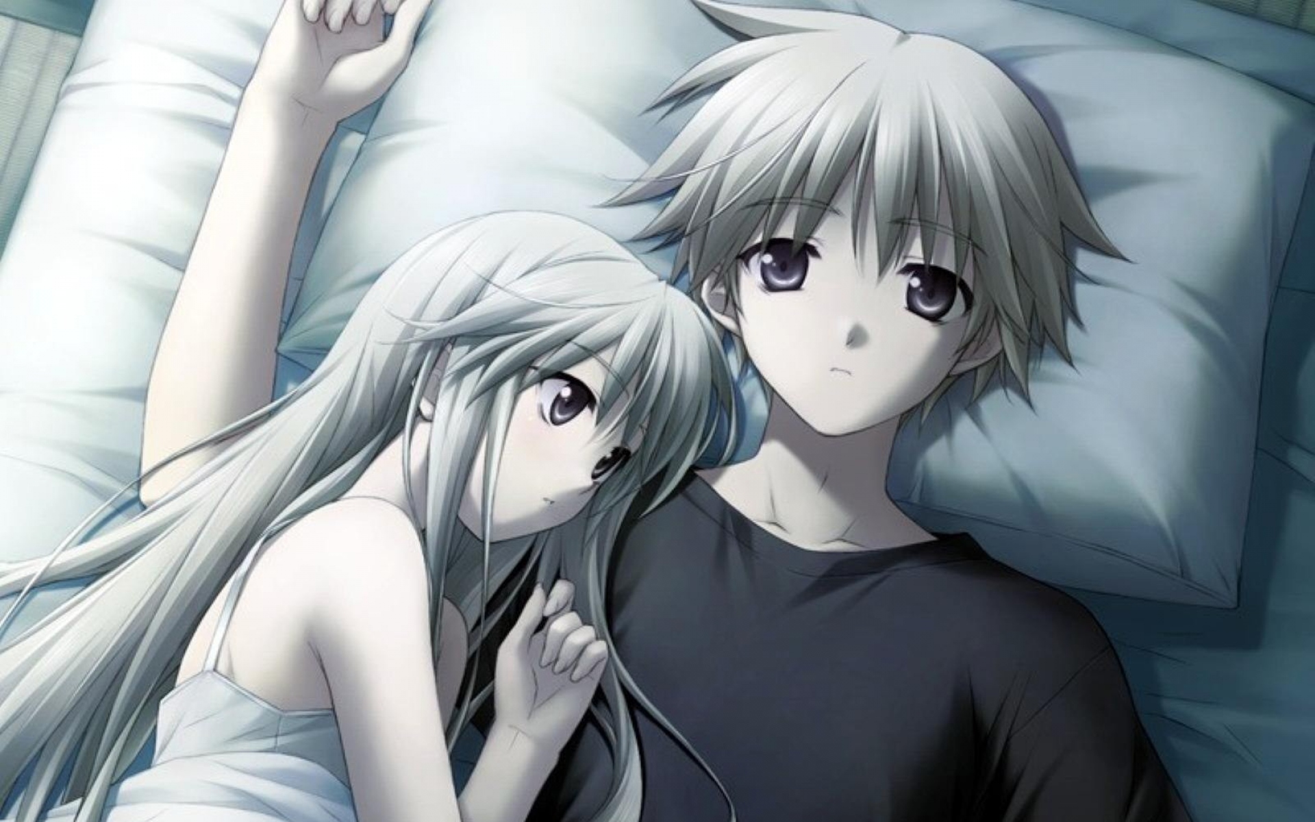 anime couple love bed Straipsniai.lt