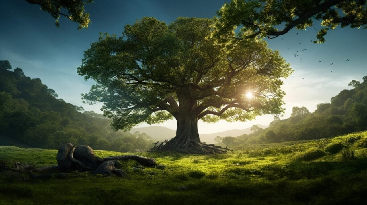 Big Tree Plain Middle Forest 1268