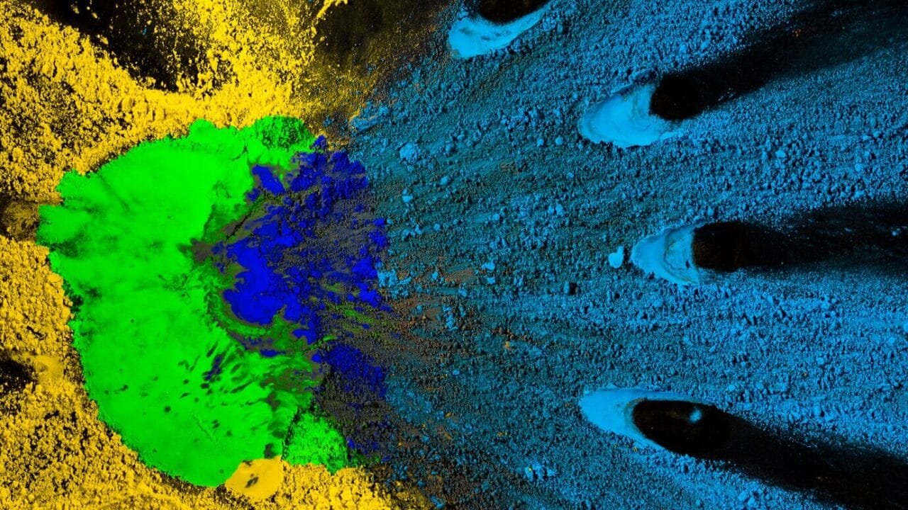 Colorful Abstract Holi Colors Powders 23