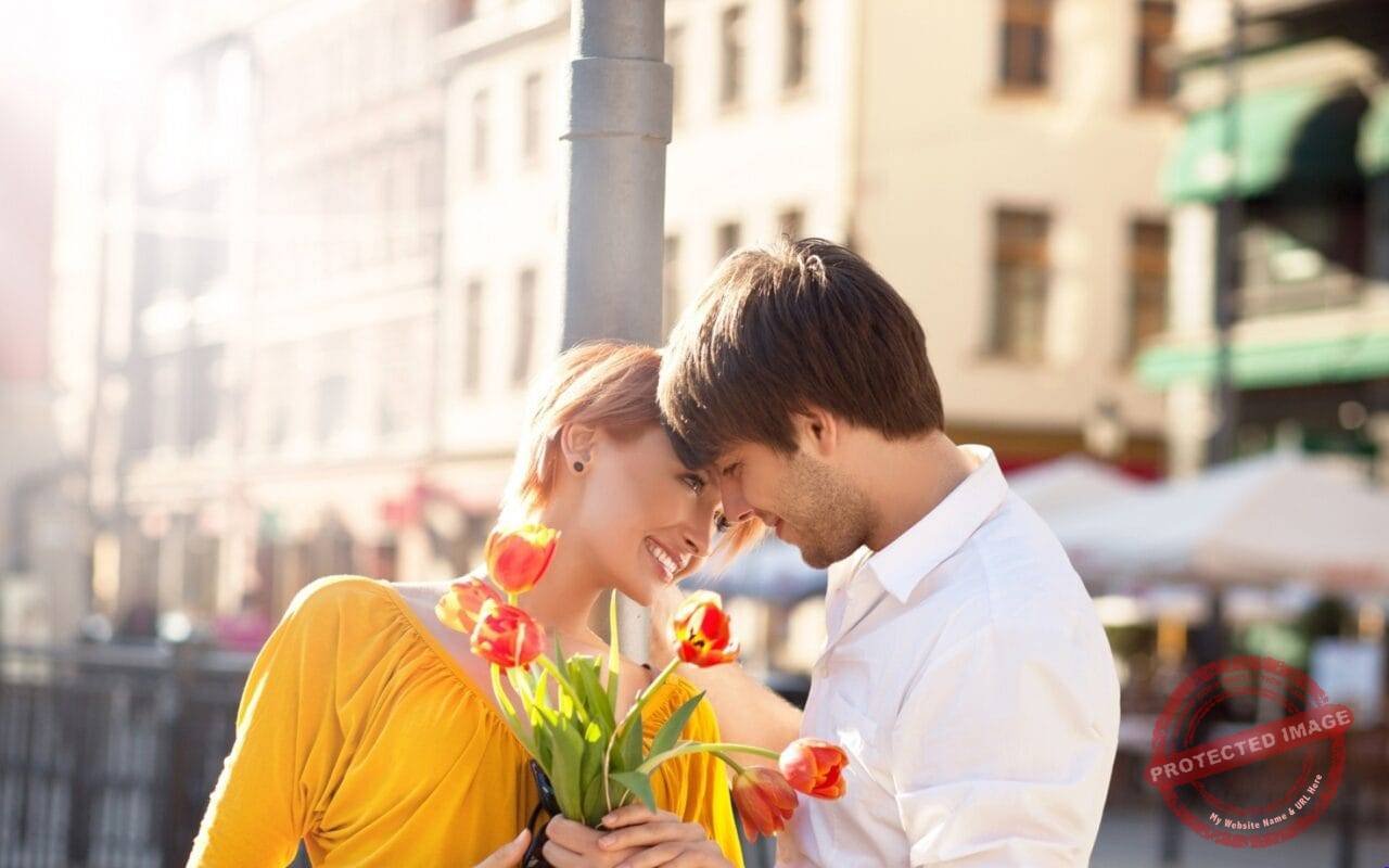 Date Hugs Flowers Soft Kiss 67464 1920x1200
