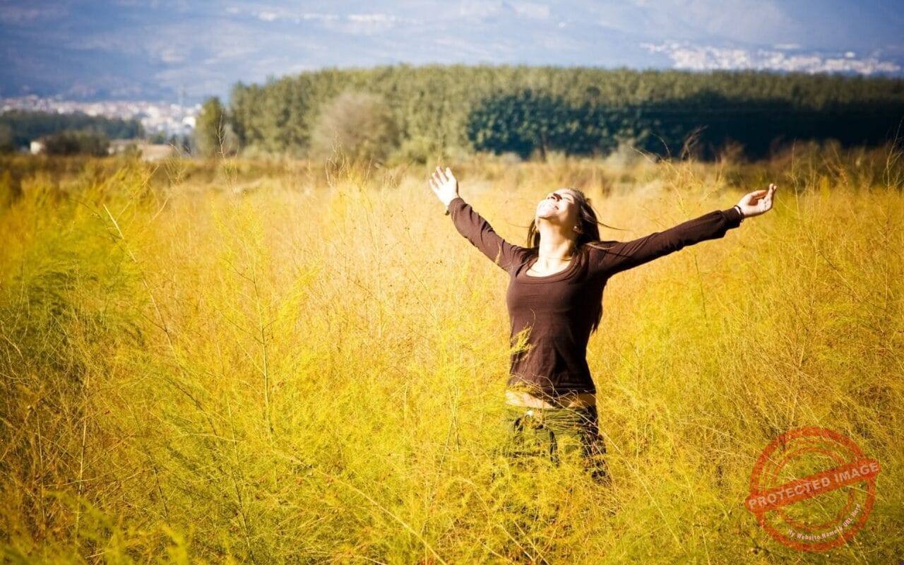 Girl Feeling Free