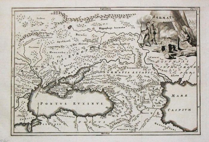 A new map of Sarmatia, Europaea Pannonia and Dacia