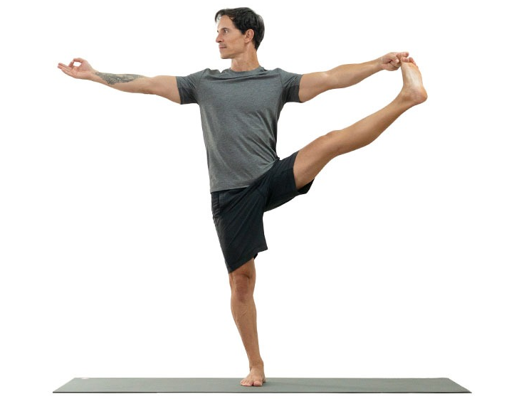 5. Extended Hand-To-Big-Toe Pose (Utthita Hasta Padangustasana)