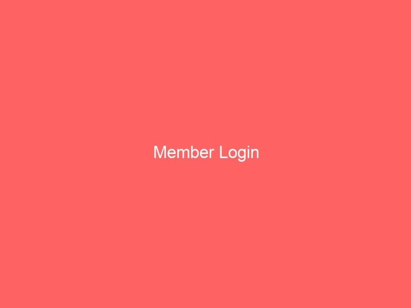 Member Login