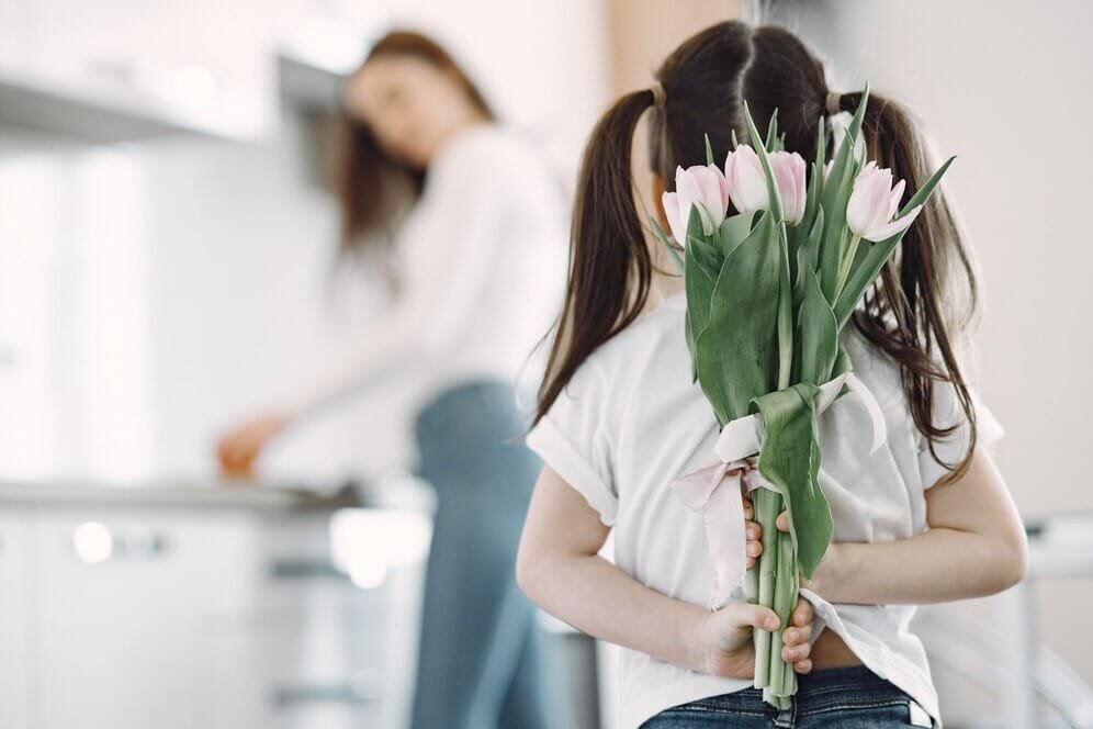 Sveikinimas jaunai mamai