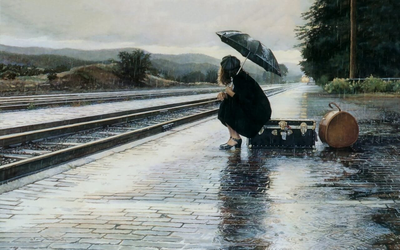 Woman On A Train