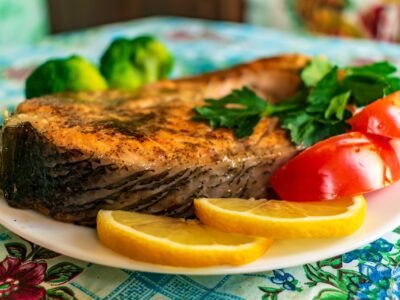 a plate of food